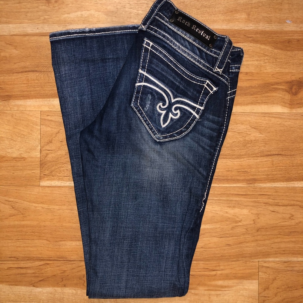 Rock Revival Faye Boot Jeans Size 28